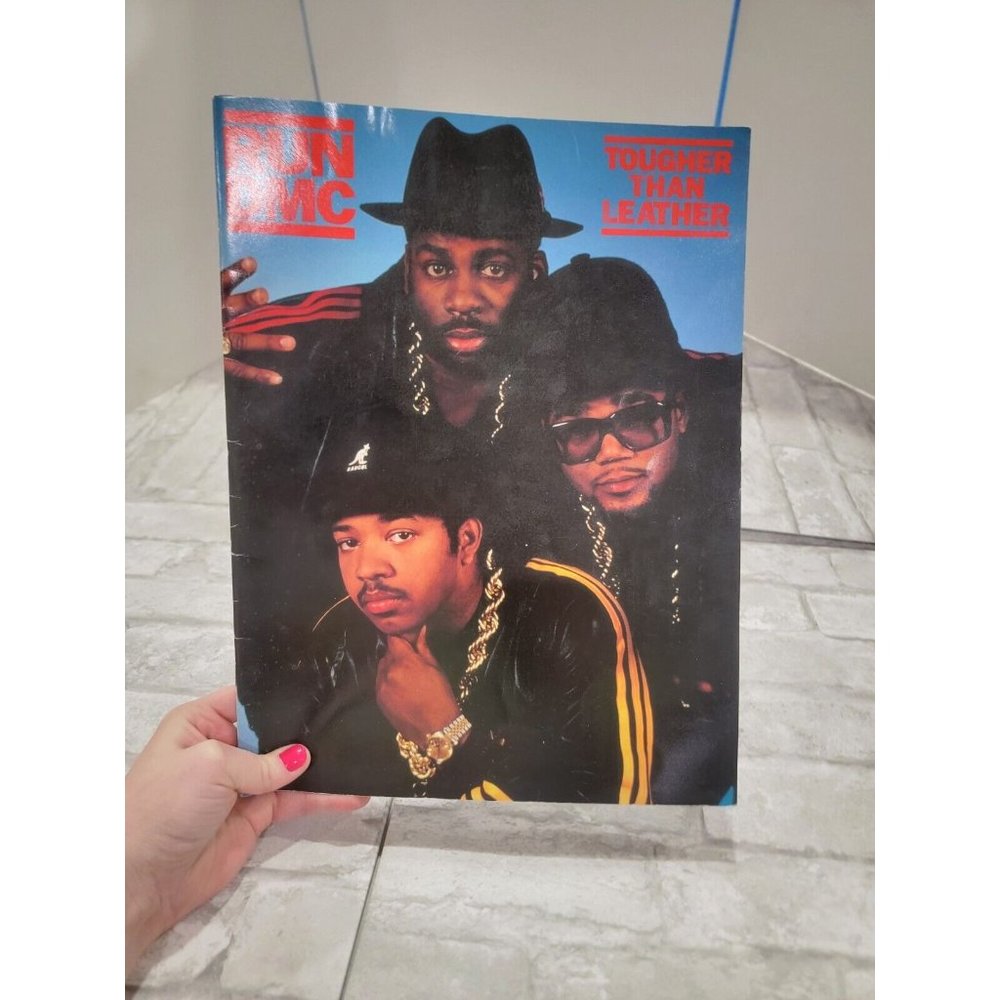 RUN DMC 1987 Tougher Leather Tour Concert Program Tour Book
